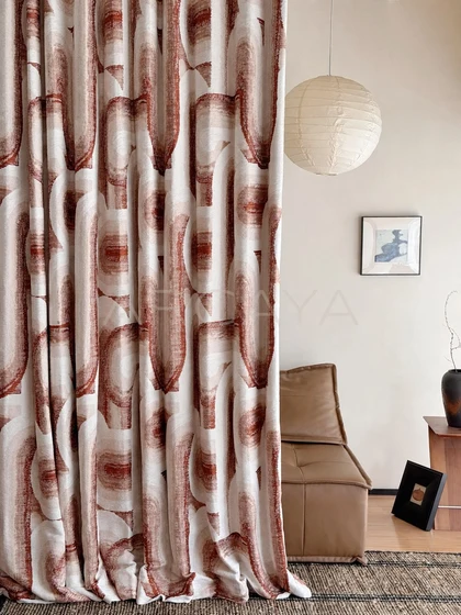 Selene Oak Curtain Panel — interior view 05