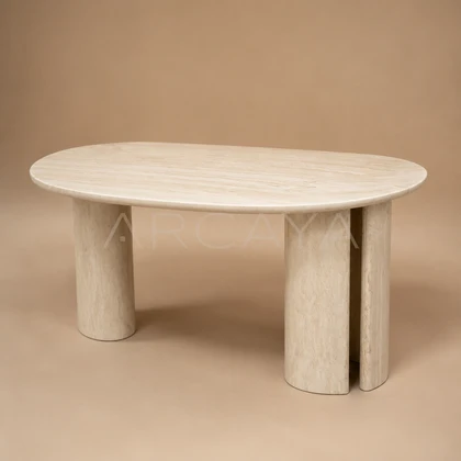 Haven Dune Dining Table - front view 06