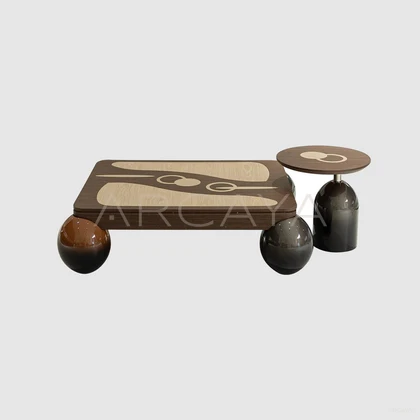 Maren Elm Coffee Table - front view 04