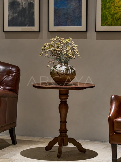 Riva Meadow Side Table - front view 11