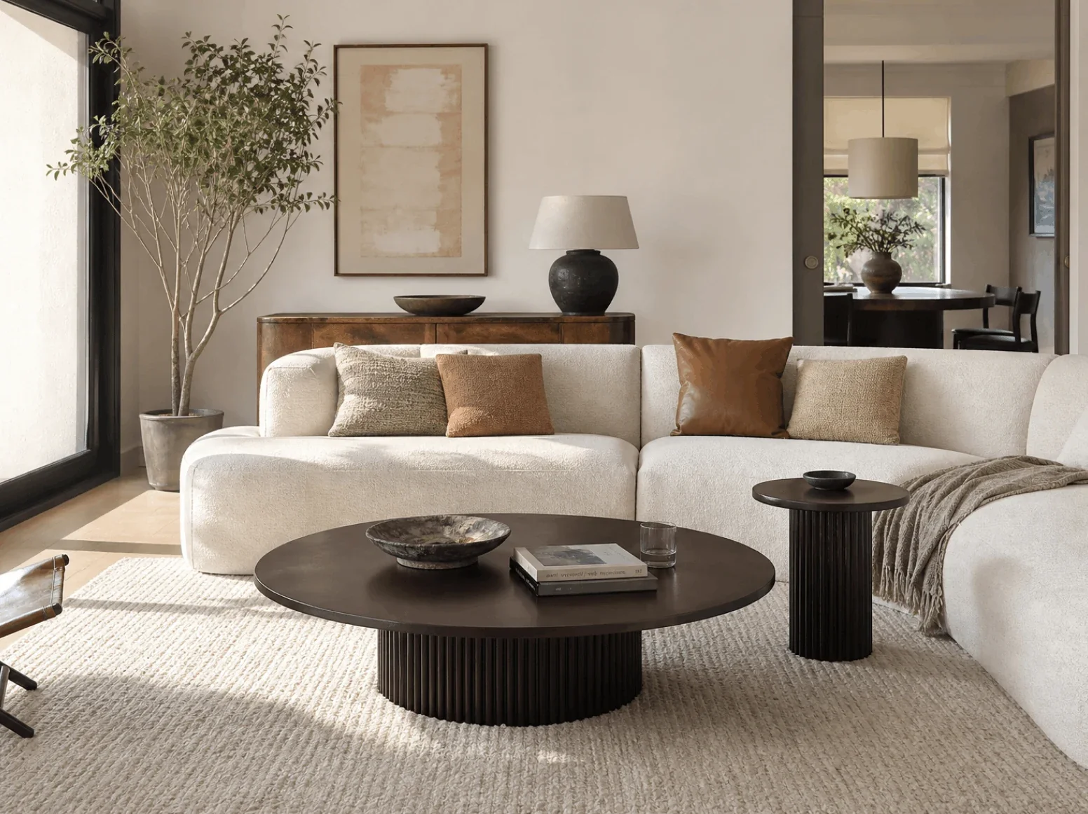 Nesting & Accent Tables in a styled room