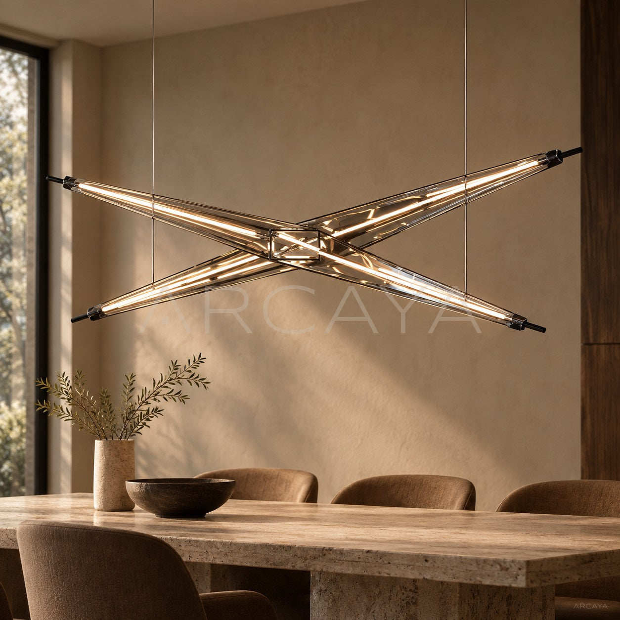 Linear Prism Frame Pendant Light 80724