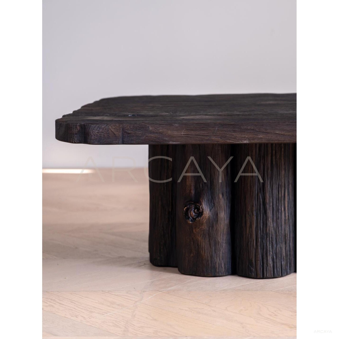 Root Tree Stump Coffee Table - scene