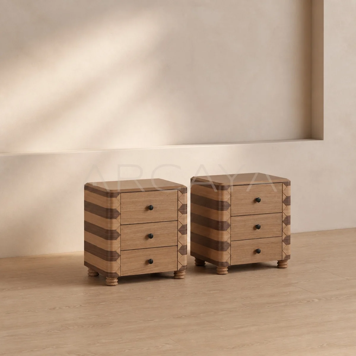 Enna Oak Nightstand