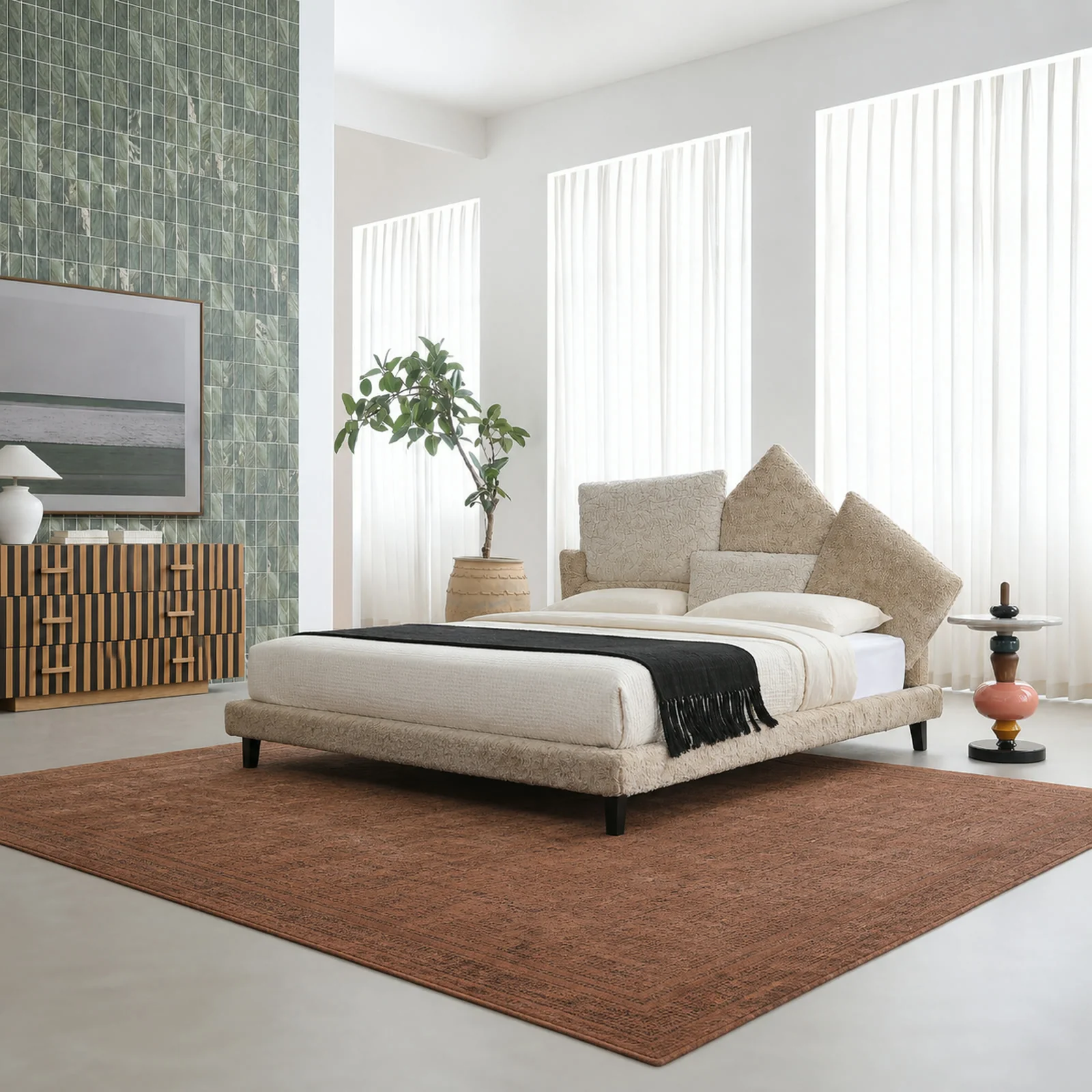 B350 Bed in a finished interior.
