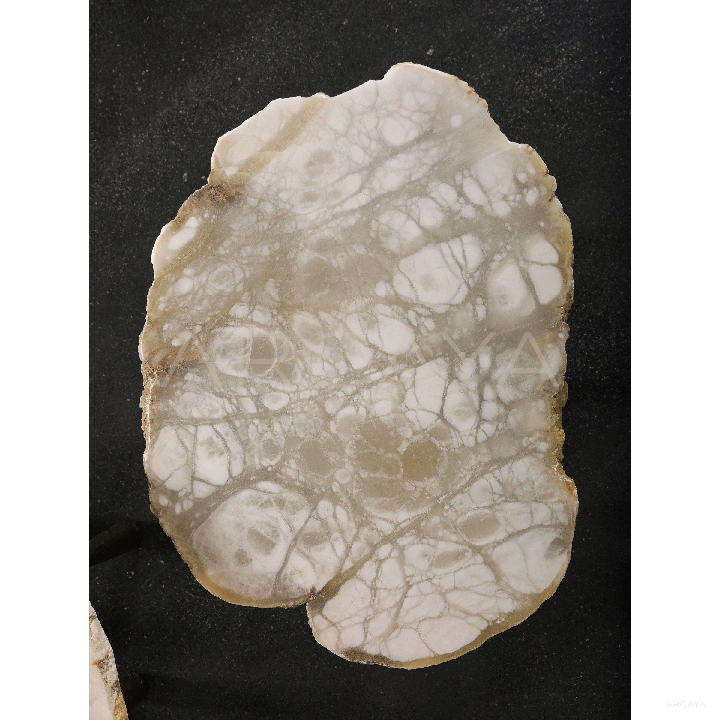 Cloud Marble Nesting Coffee Table - scene
