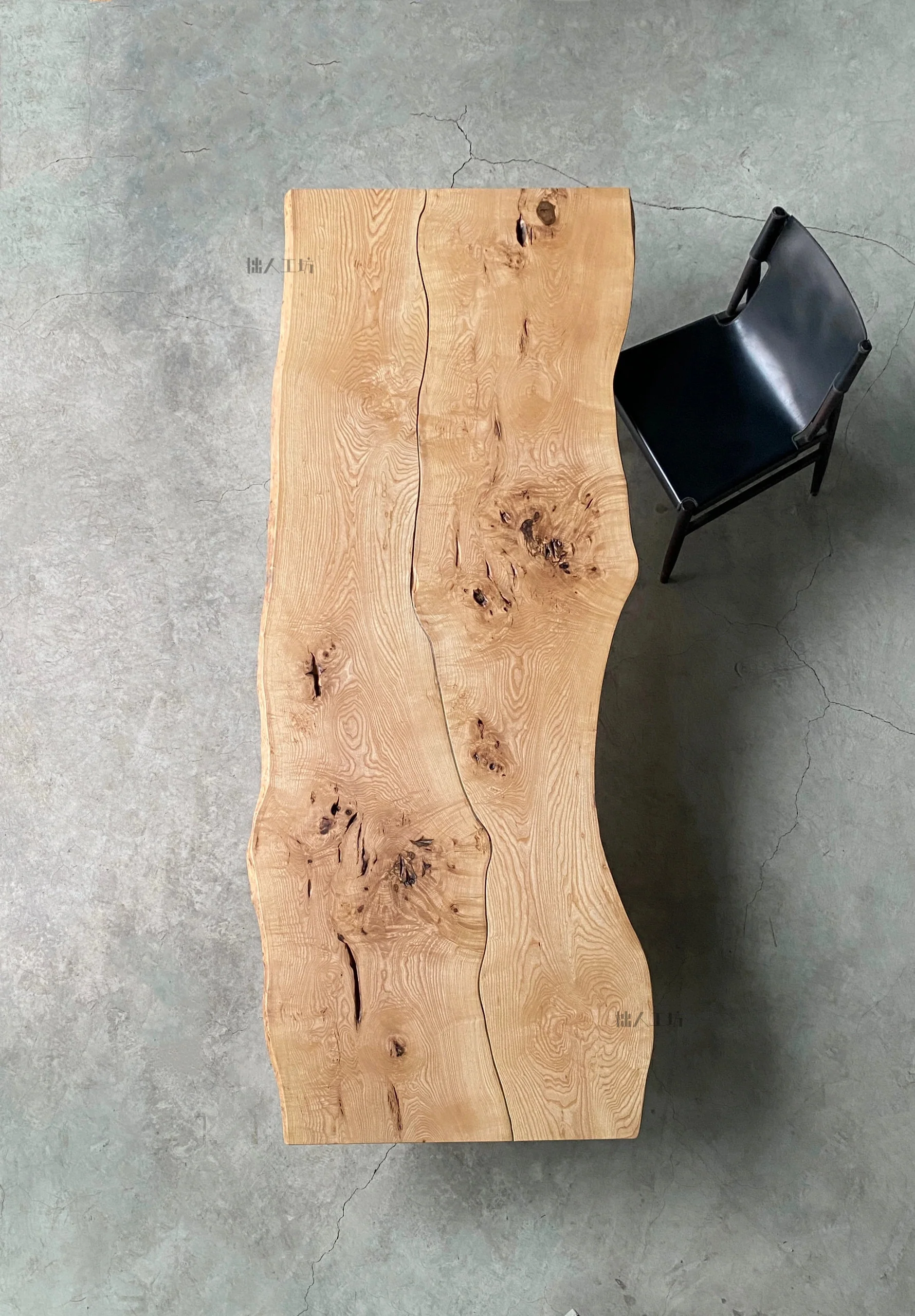 Selene Reef Dining Table in a finished interior.