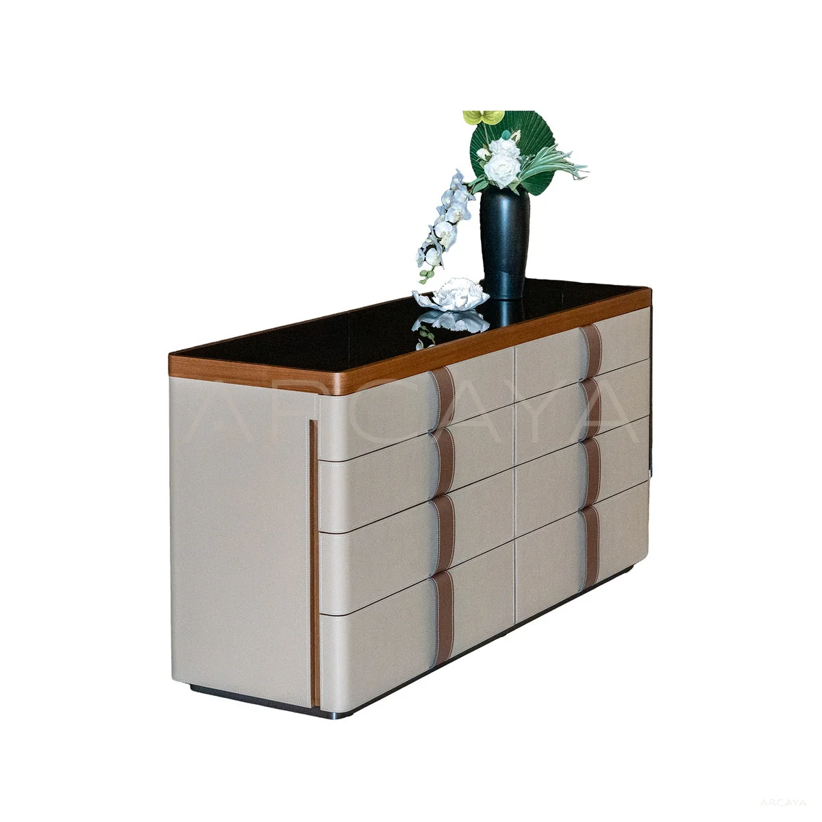 Liora Noir Cabinet - product view on a white background 01