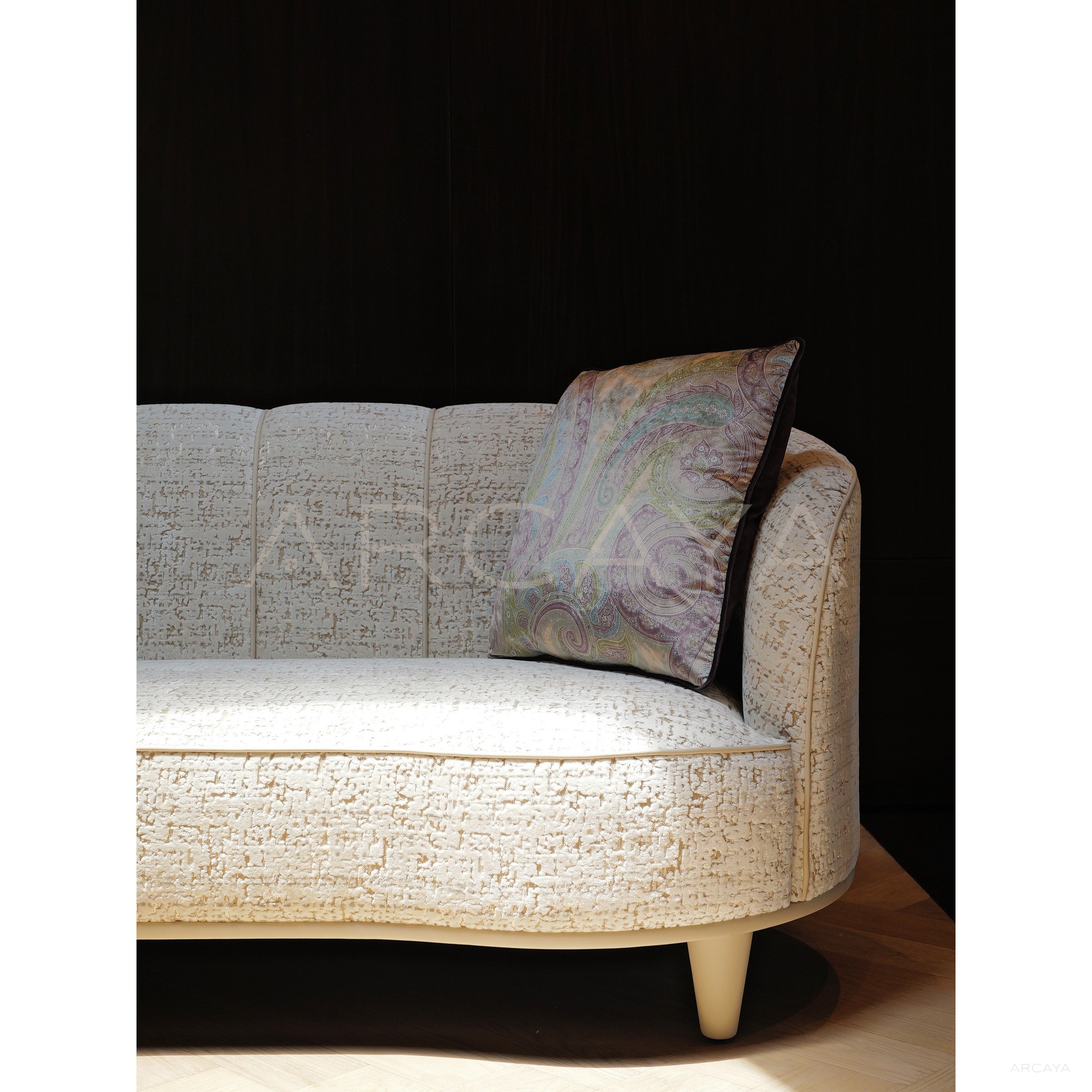 Textured Art Lounge Sofa - scene