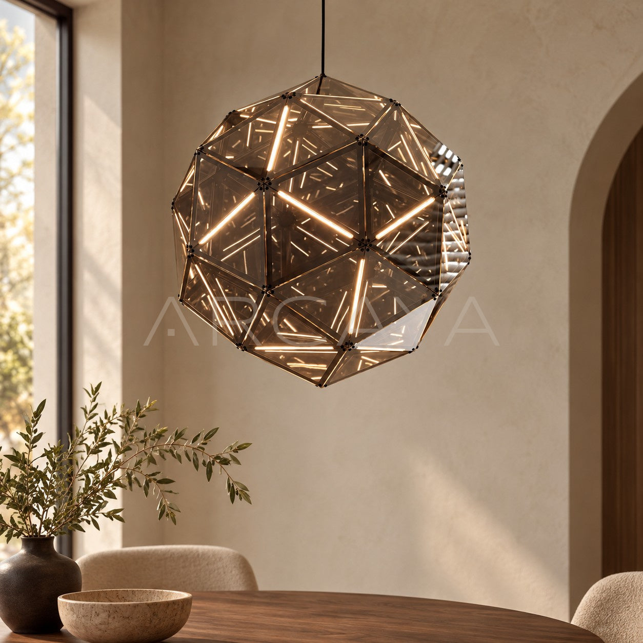 Prism Globe Pendant Light 95373