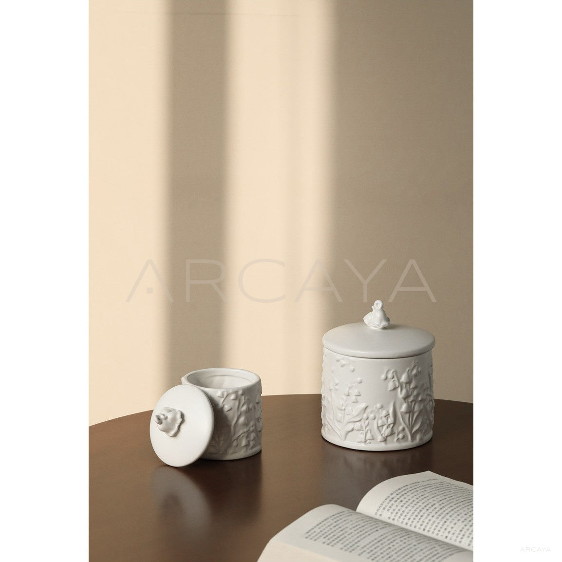 Lily Of The Valley Ceramic Jewelry Box - scene