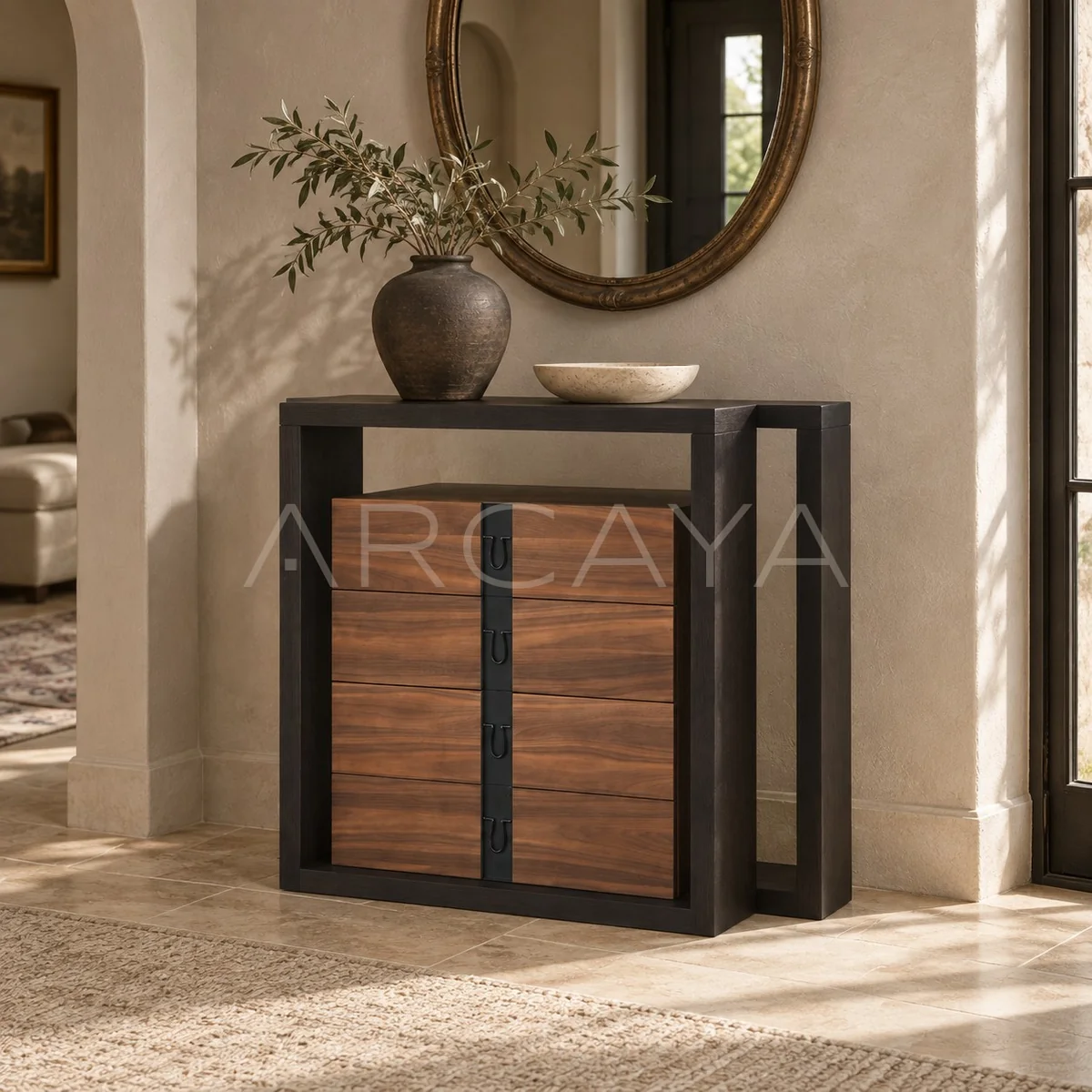 Framed Entryway Cabinet