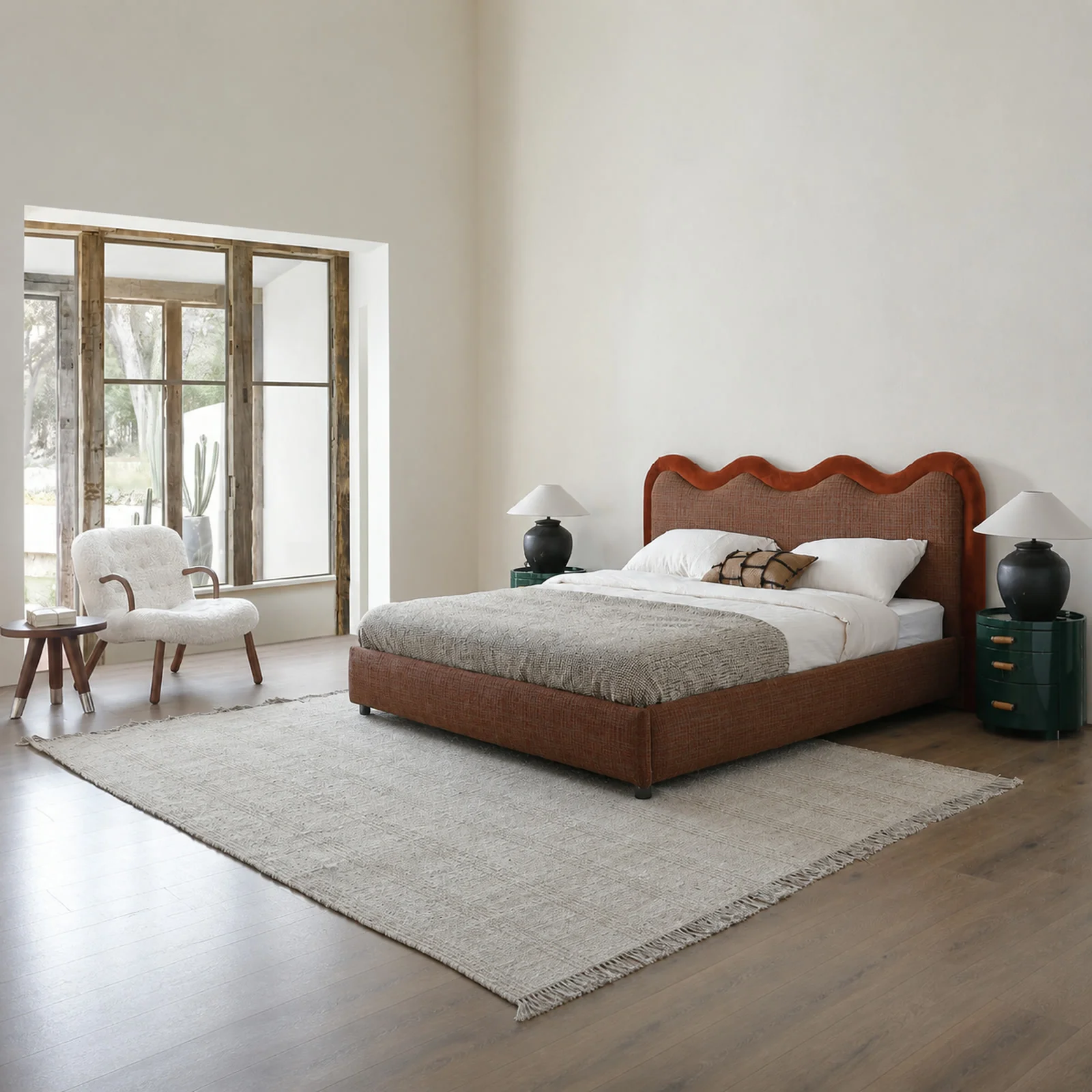 B607 Bed in a finished interior.