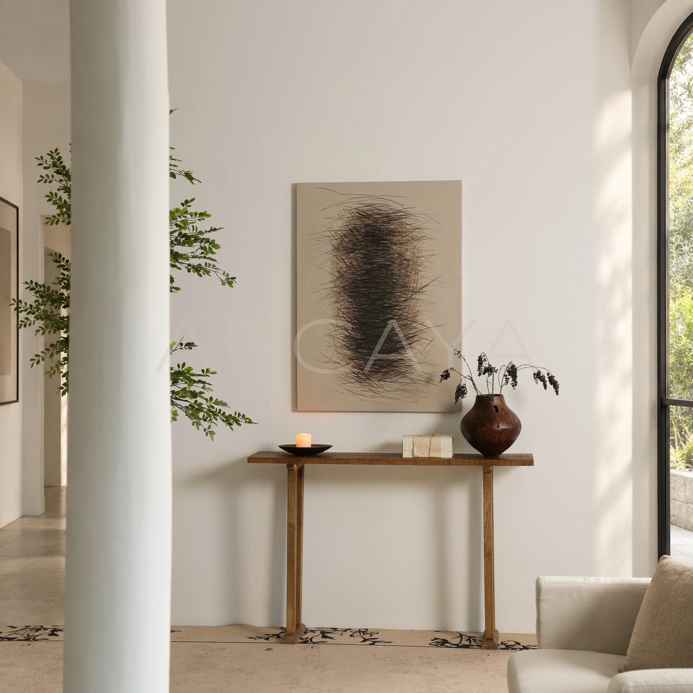 Mid Century Wabi Sabi Decor — Console