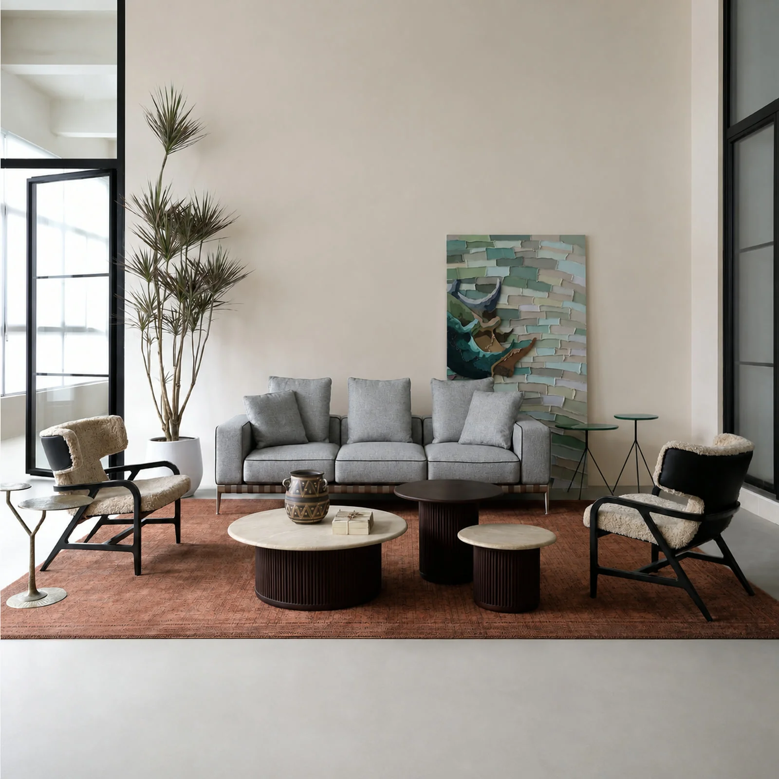 LA726 Coffee Table in a finished interior.