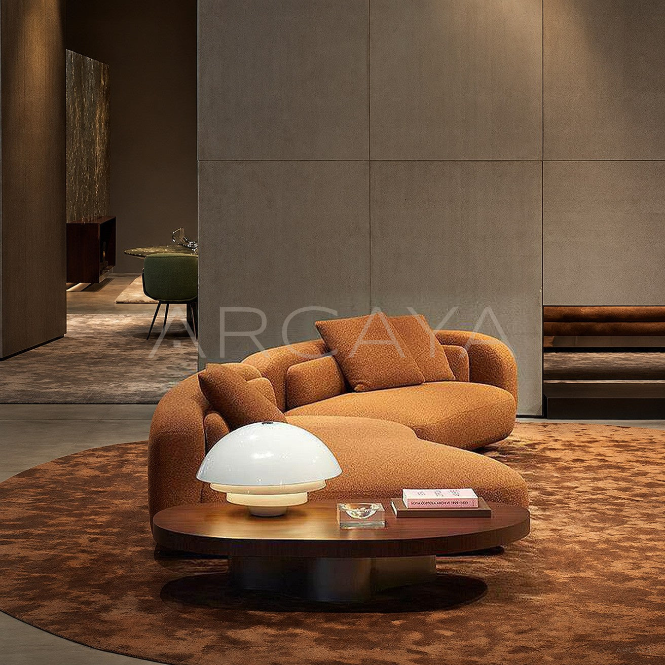 Bessel Curved Sofa Ruen