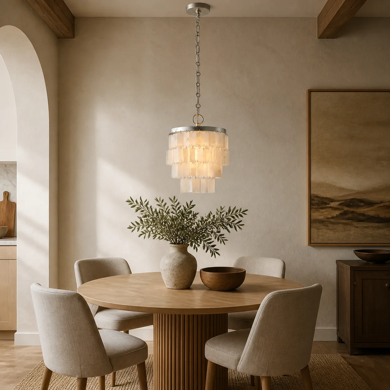 Bellamy Orchard Pendant Light in a finished interior.