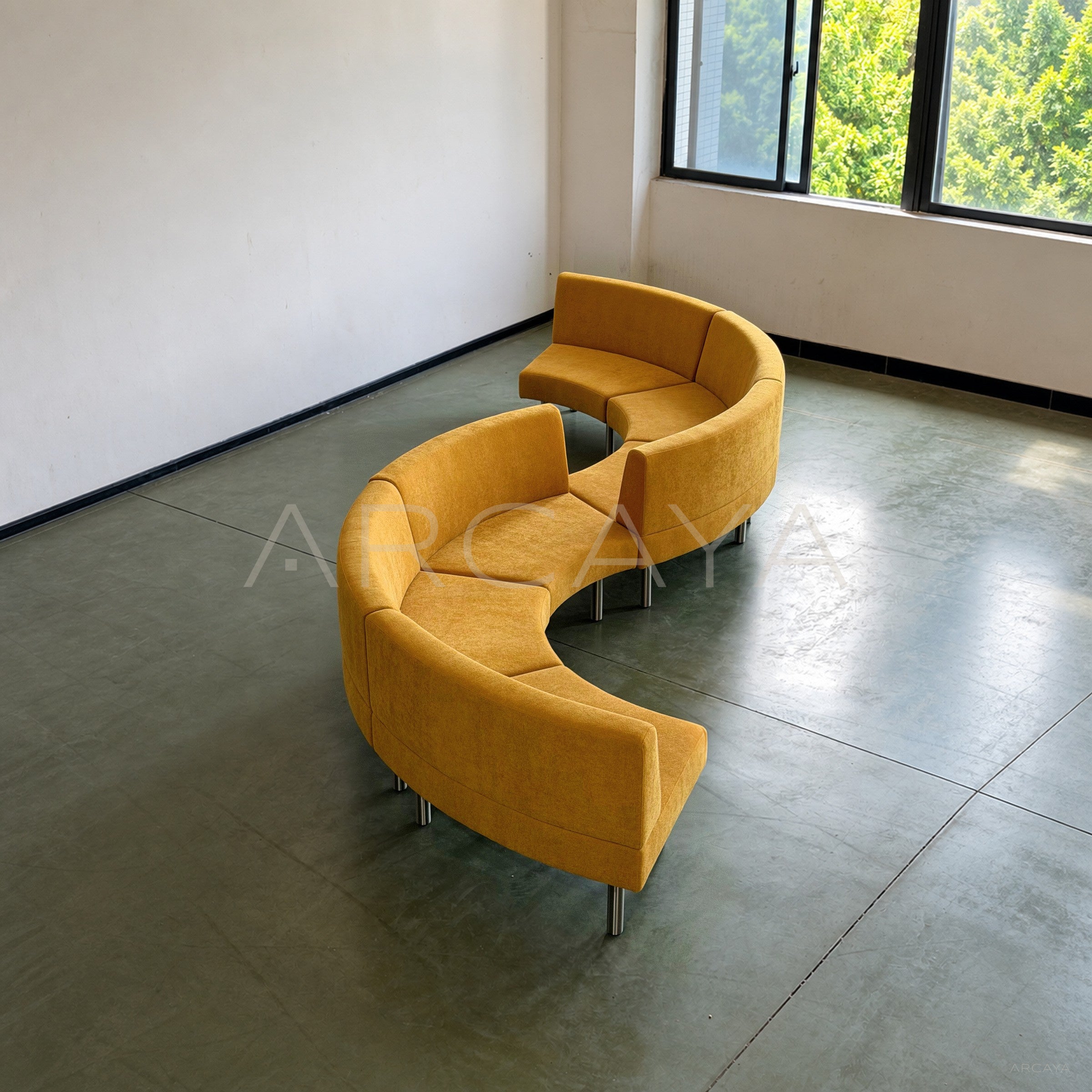 Curved Corner Sofa