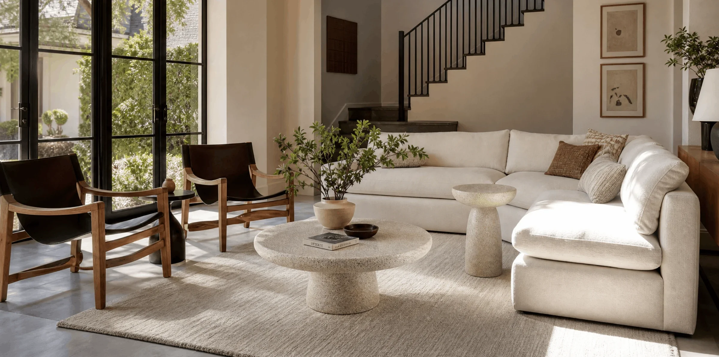 Nesting & Accent Tables in a styled room