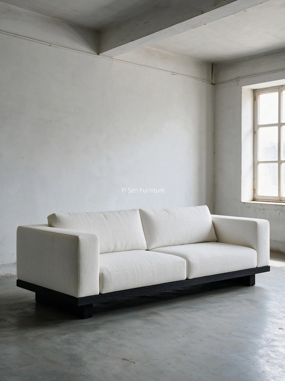 Harbor Lake Sofa in a finished interior.