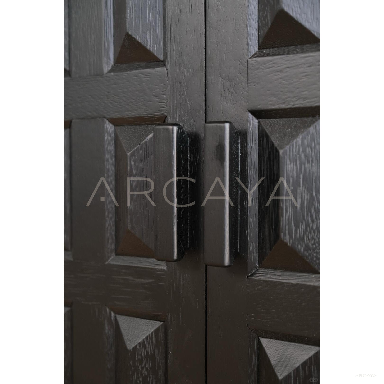 Grid Relief Four Door Cabinet - scene