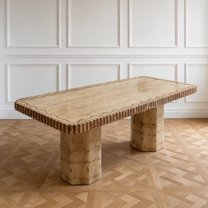 Haven Bay Dining Table - front view 03