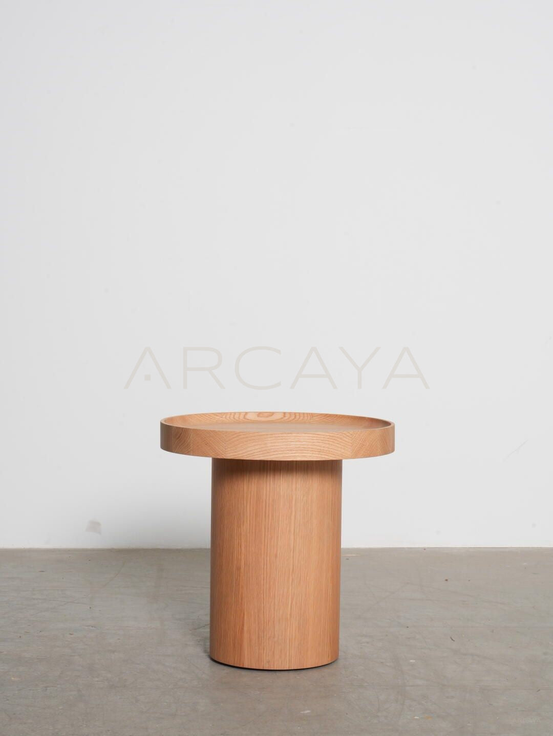 Artistic Round Coffee Table - scene
