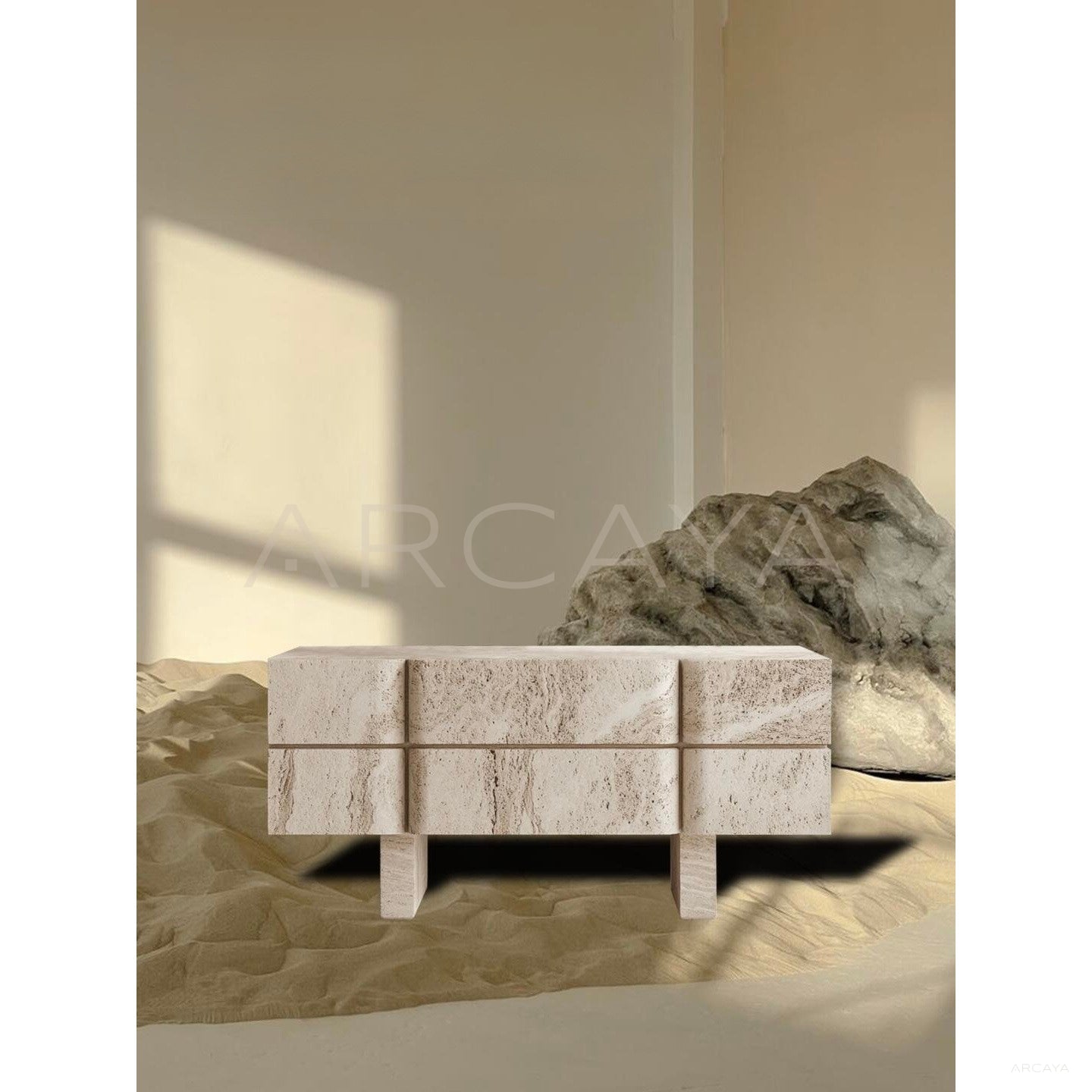 Zhuo Rustic Cabinet - scene