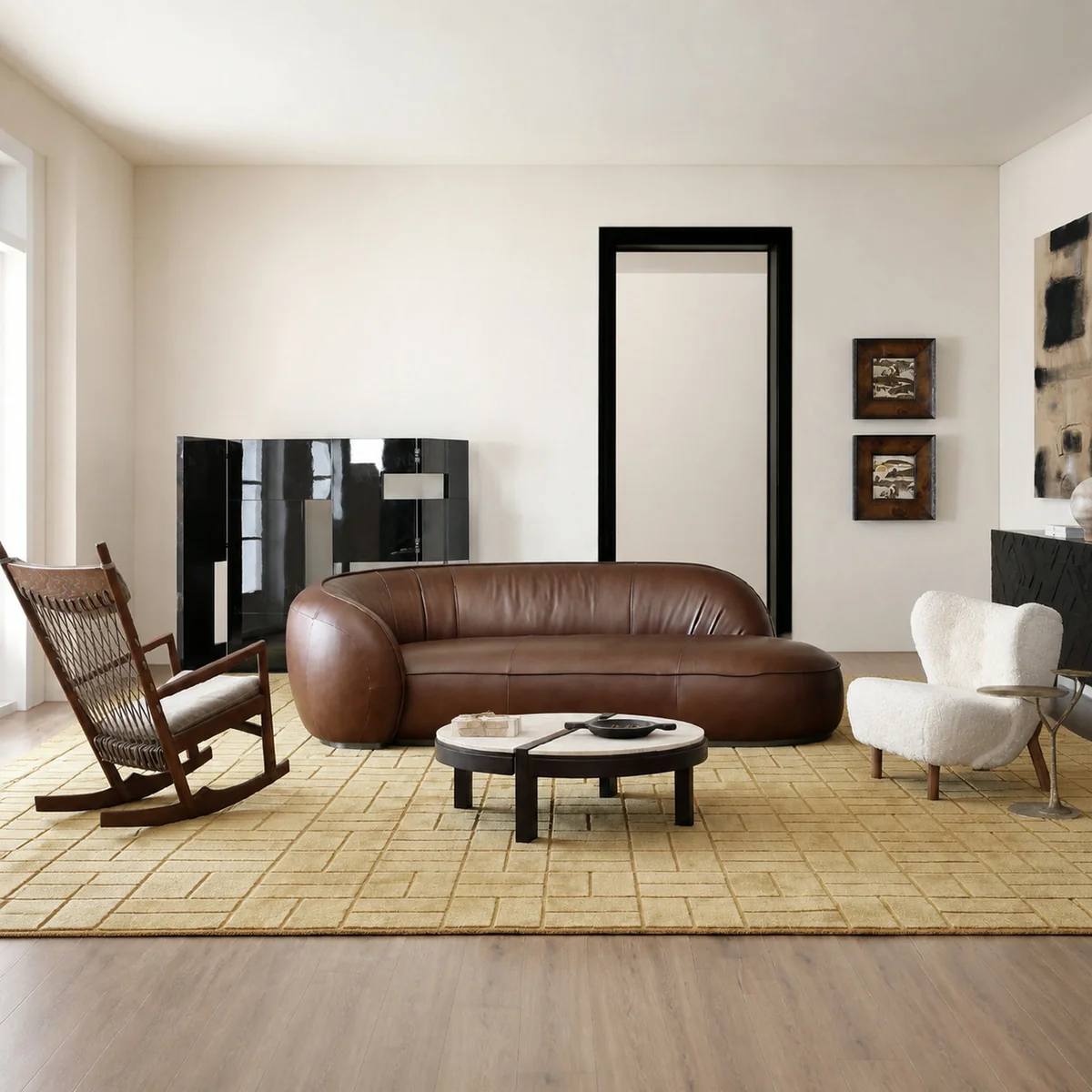 Della Studio Straight Sofa