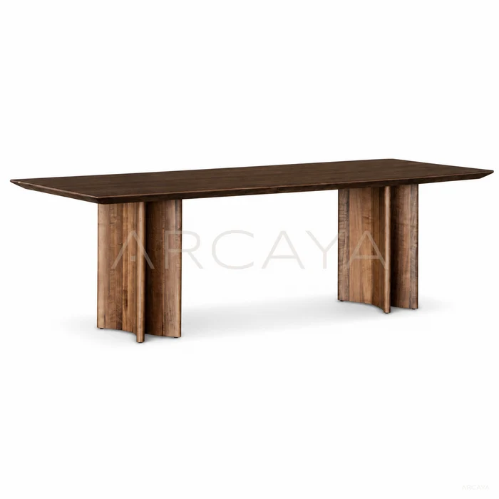 Sable Coast Dining Table - product view on a white background 01