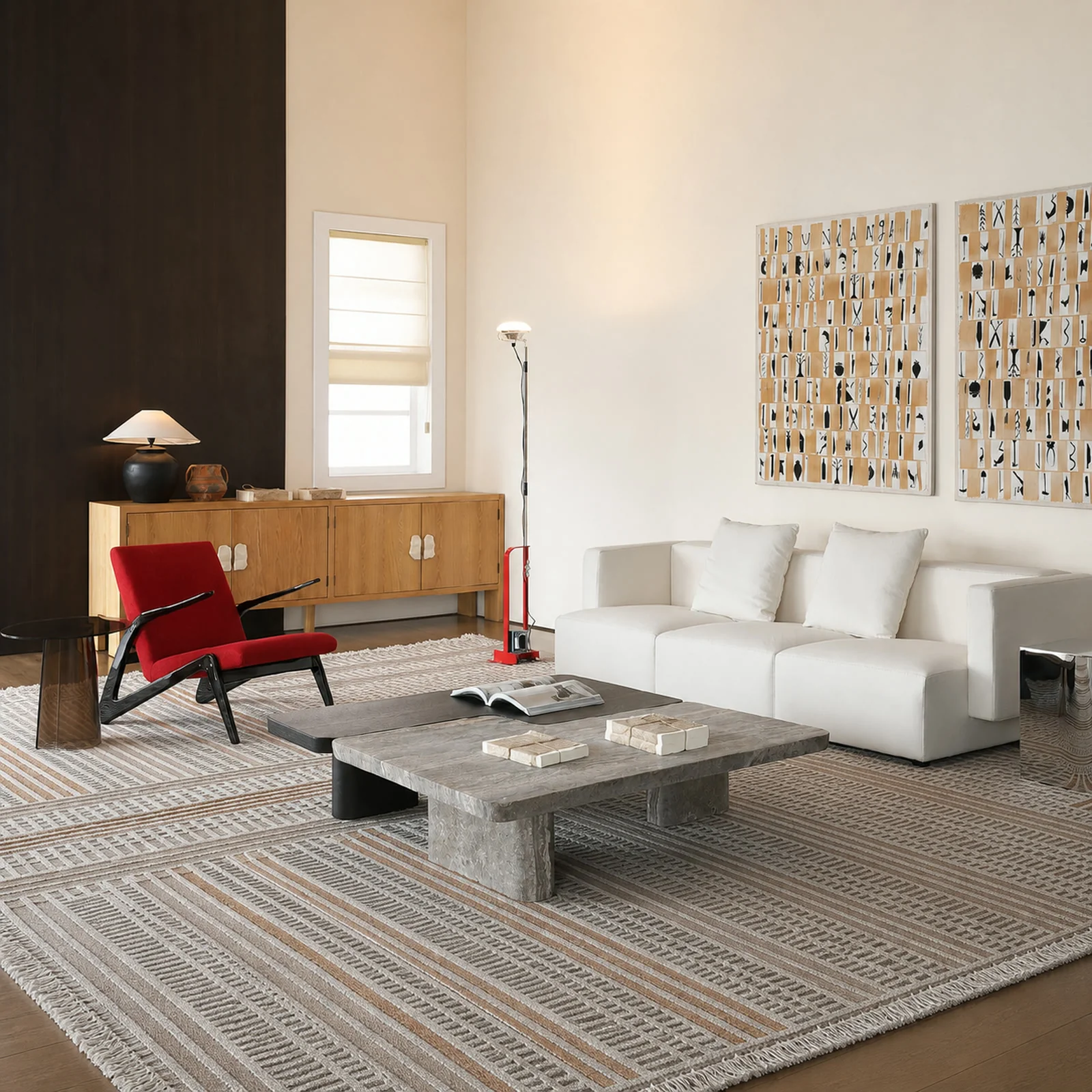 LA556 Coffee Table in a finished interior.