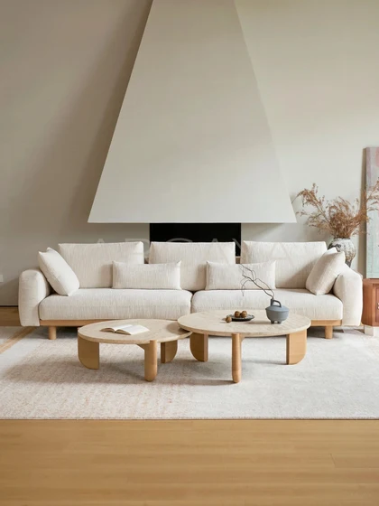 Maple Lane Coffee Table - styled interior view 07