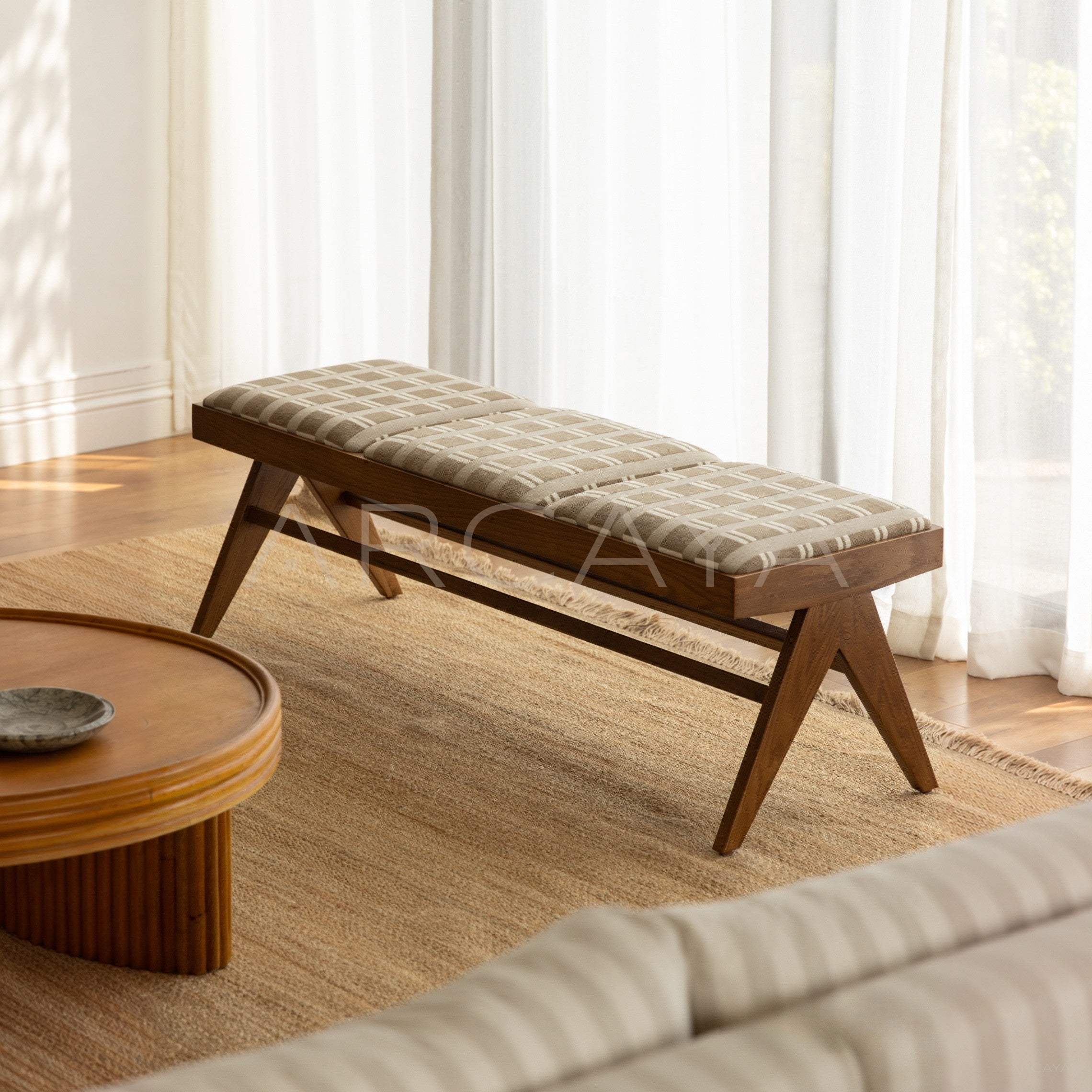 Tasteful Comfortable Bench - scene