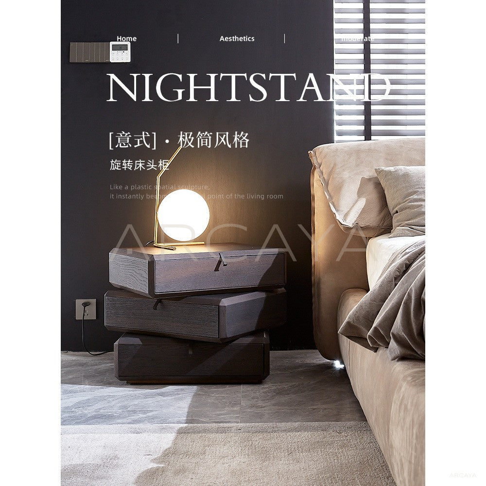 Rotating Nightstand in detail