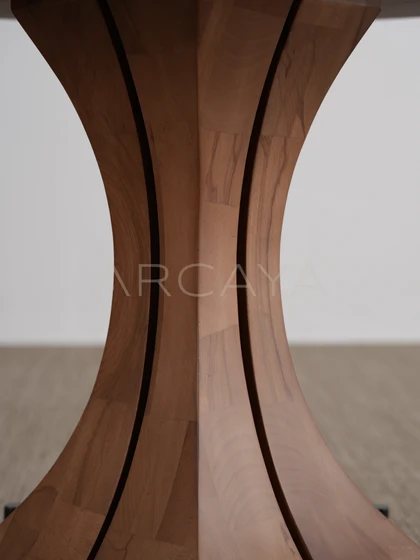 Enna Estate Dining Table - front view 15