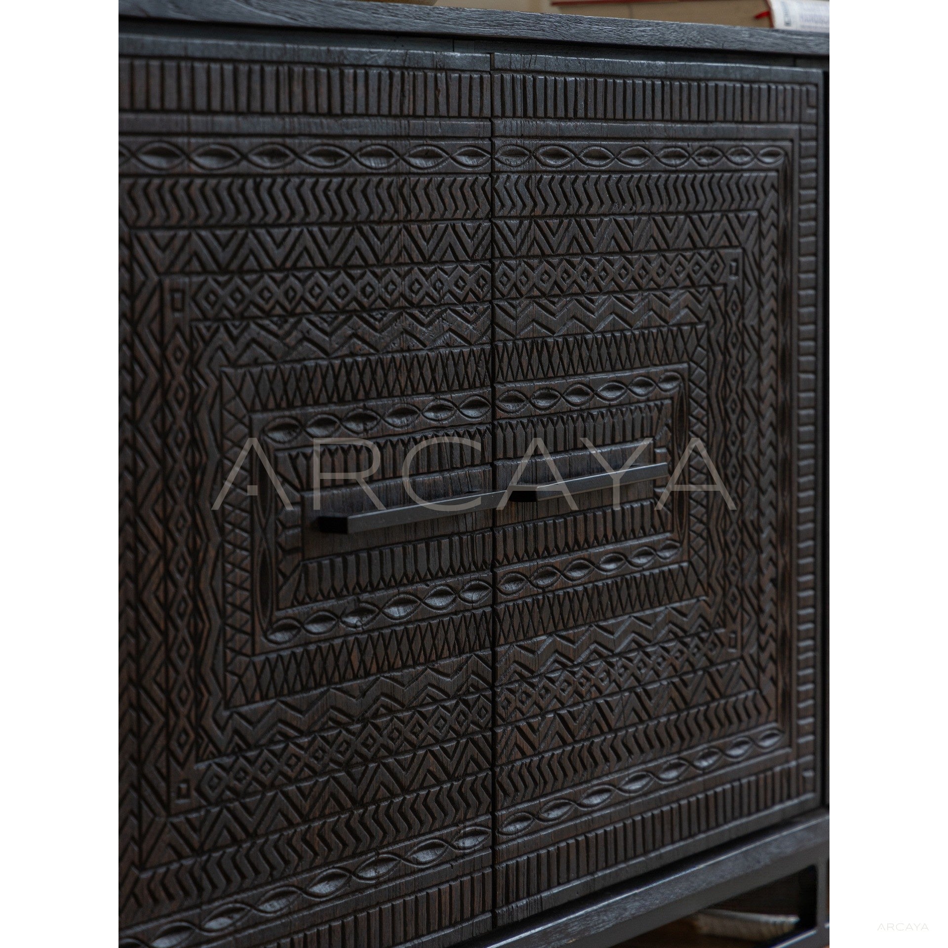 Hena Series E Cabinet Indonesian Teak - scene