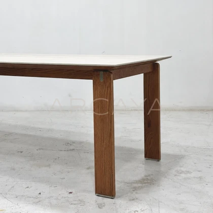 Ivory Loft Dining Table - product view 02
