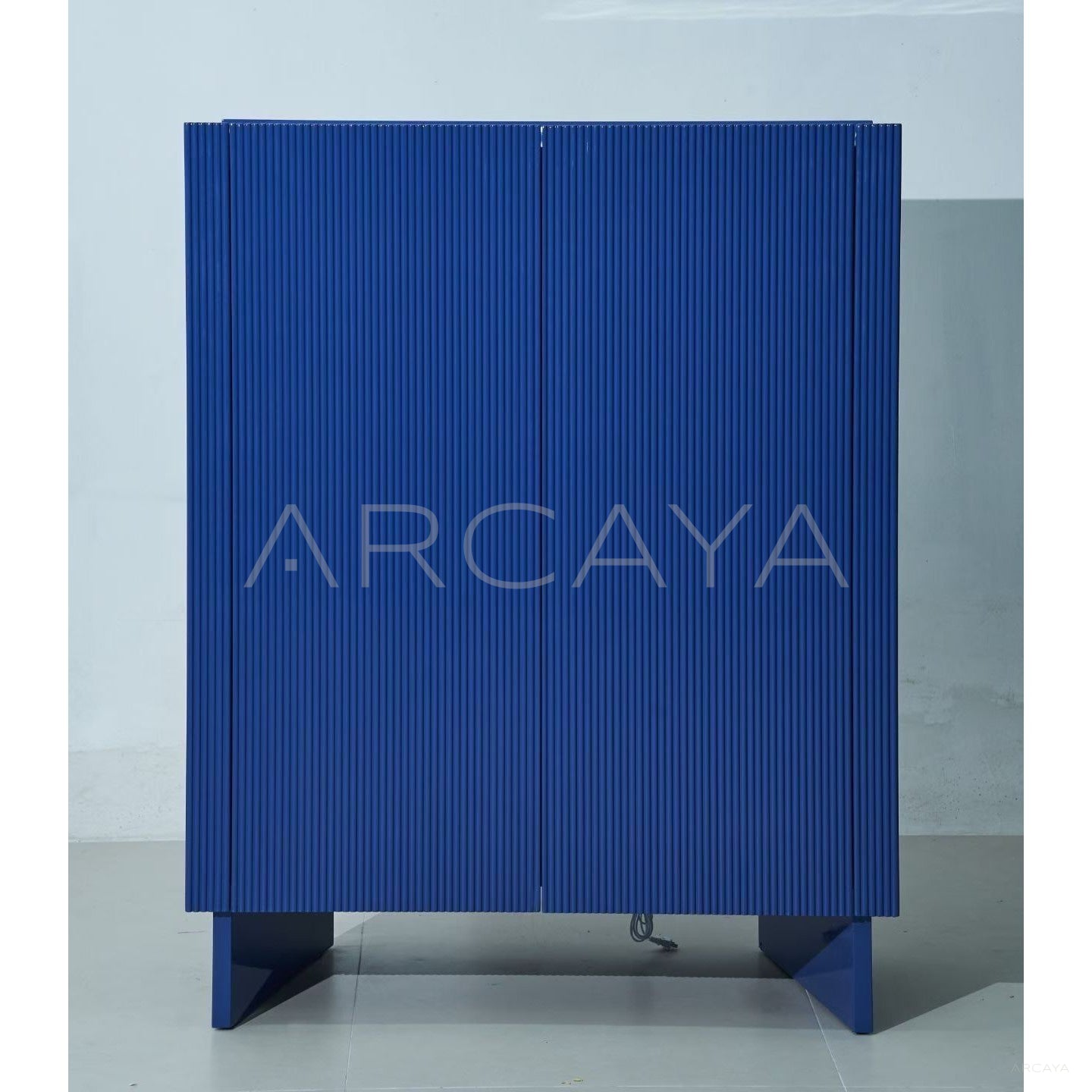 Klein Blue Lacquered Storage Cabinet