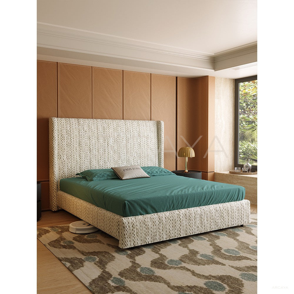 High Headboard Bed - scene