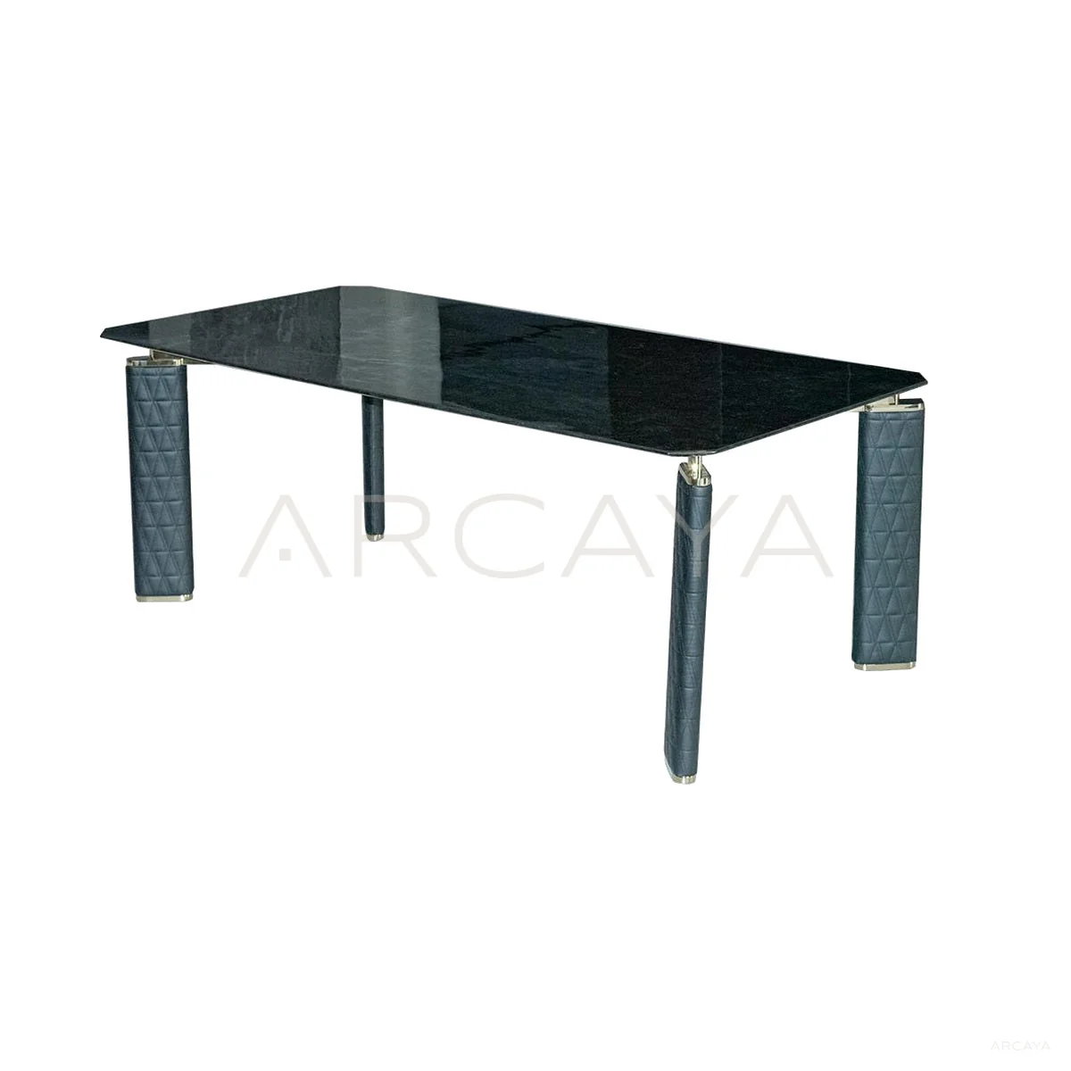 Nola Loft Dining Table - product view on a white background 01