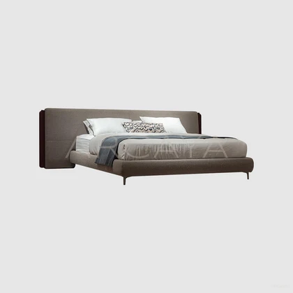 Juno Stone Bed - front view 04