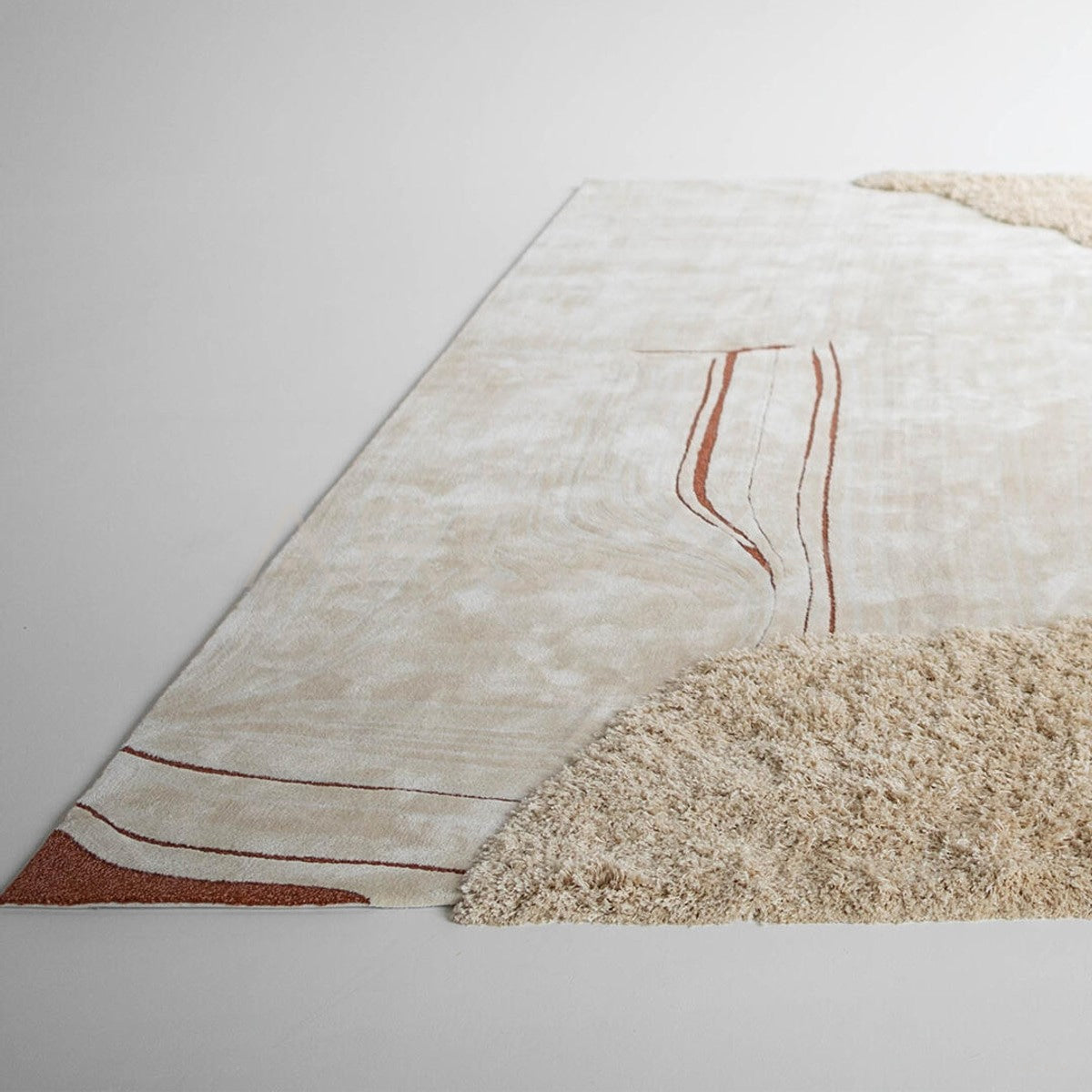 Stone Moss Nature Rug - scene