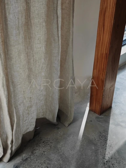 Nola Oak Curtain Panel - styled interior view 05