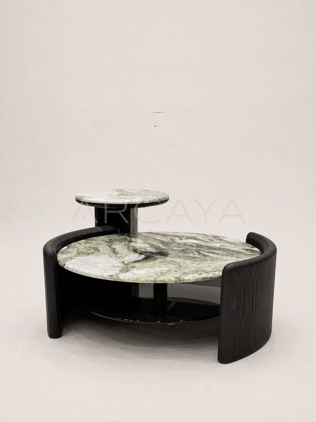 Daze Snow Mountain Jade Stone Coffee Table - scene