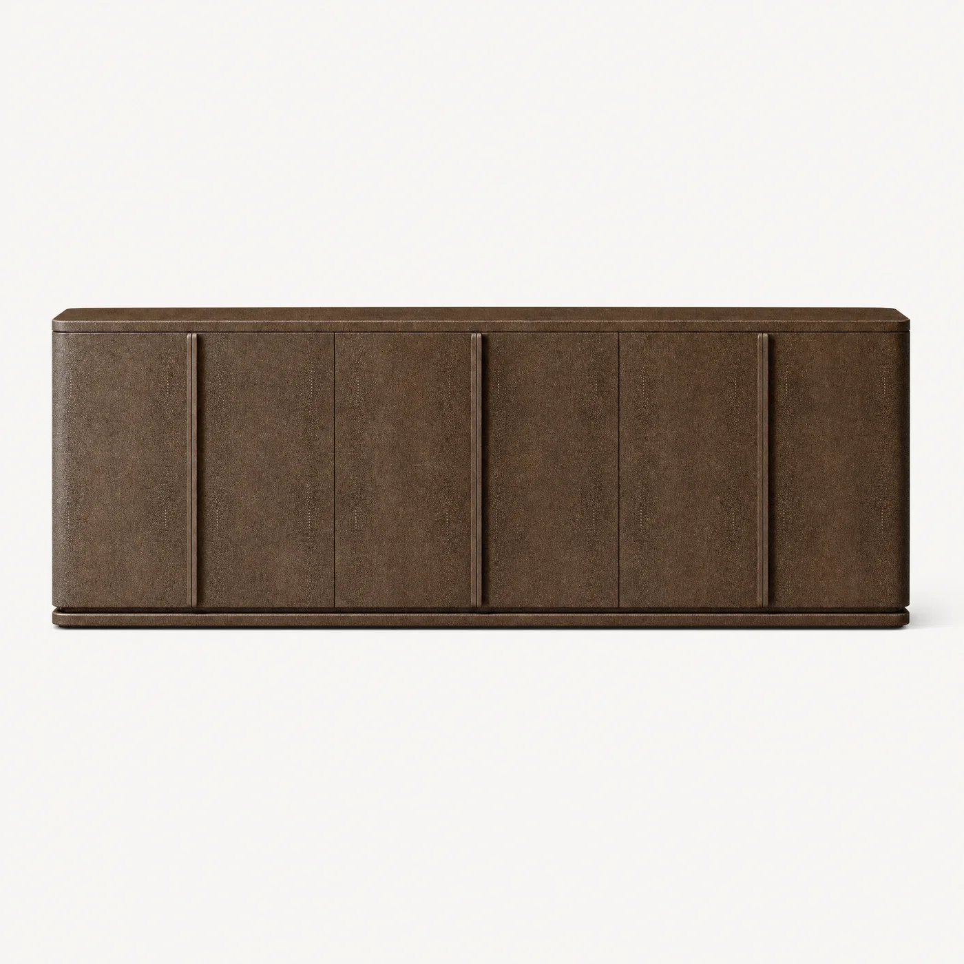 Espresso Leather Sideboard