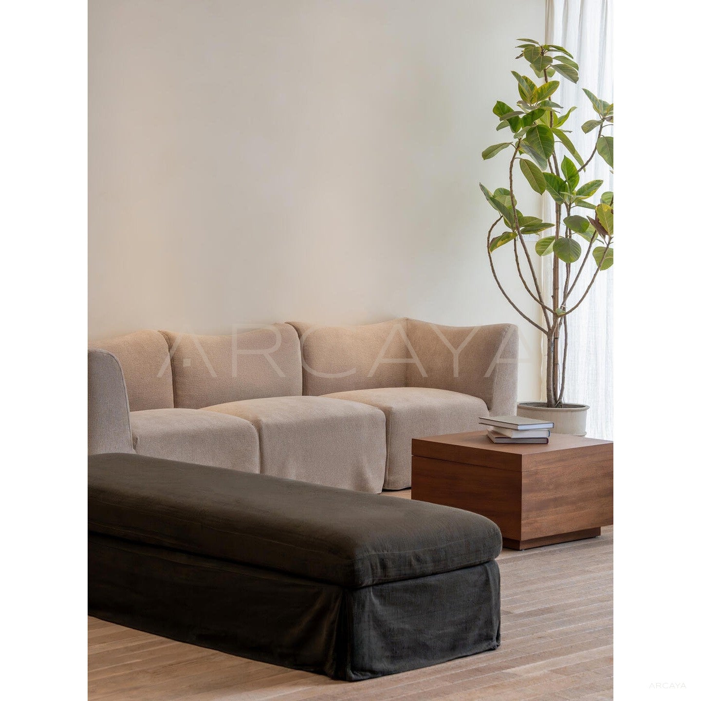 Zhipu Woven Daybed - scene