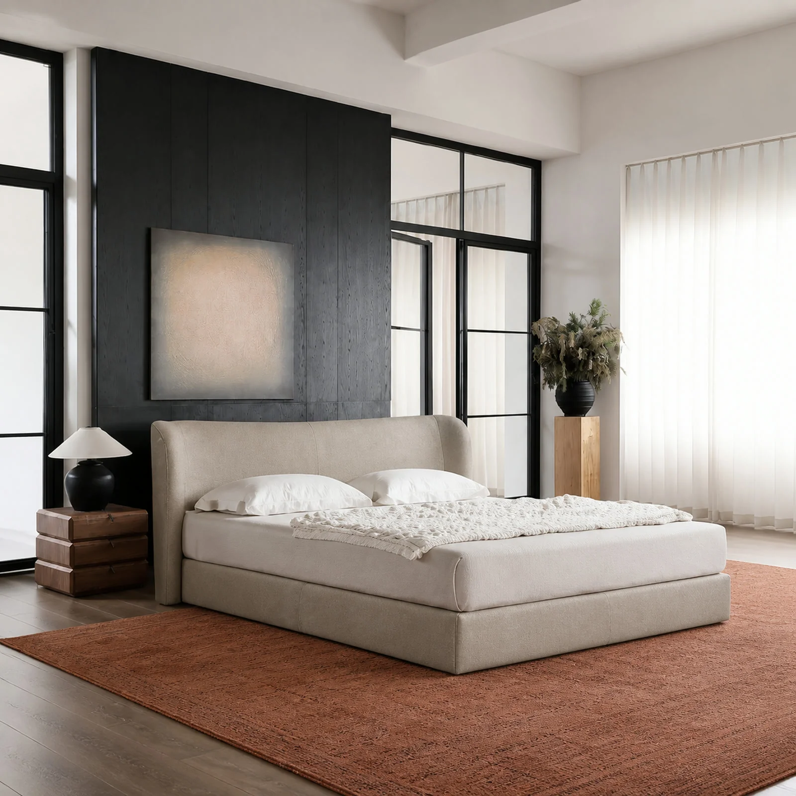 B568 Bed in a finished interior.