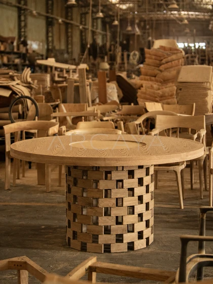 Sable Dune Dining Table - front view 02