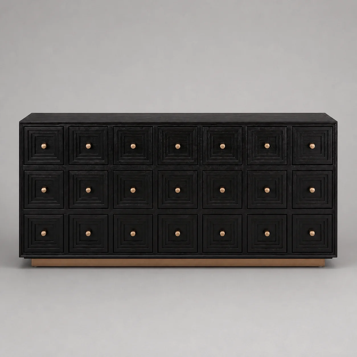 A00075 Cabinet in a finished interior.