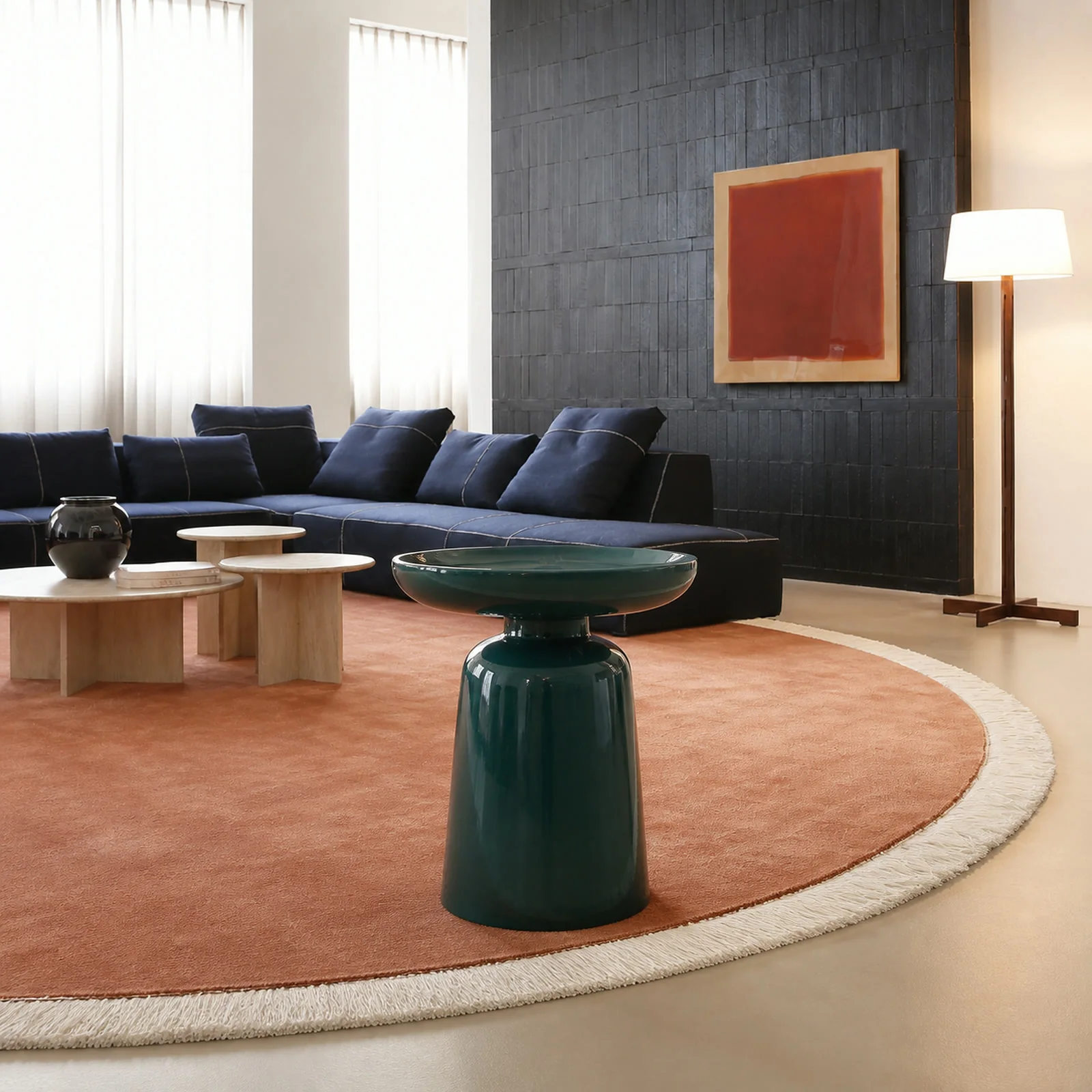 LC362-A Side Table in a finished interior.
